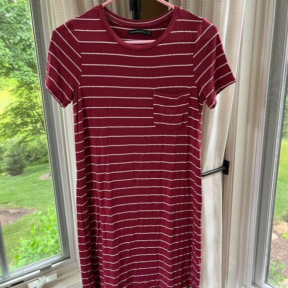 Abercrombie & Fitch Tee Shirt Dress with Pocket - Picture 1 of 5